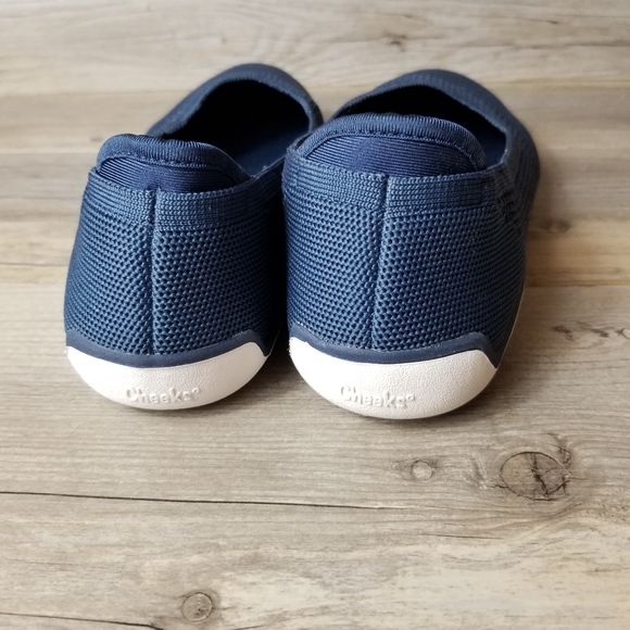 Cheeks Barefoot Ballerina by Tony Little Knit Perforated Slide On Loafers - Picture 4 of 6